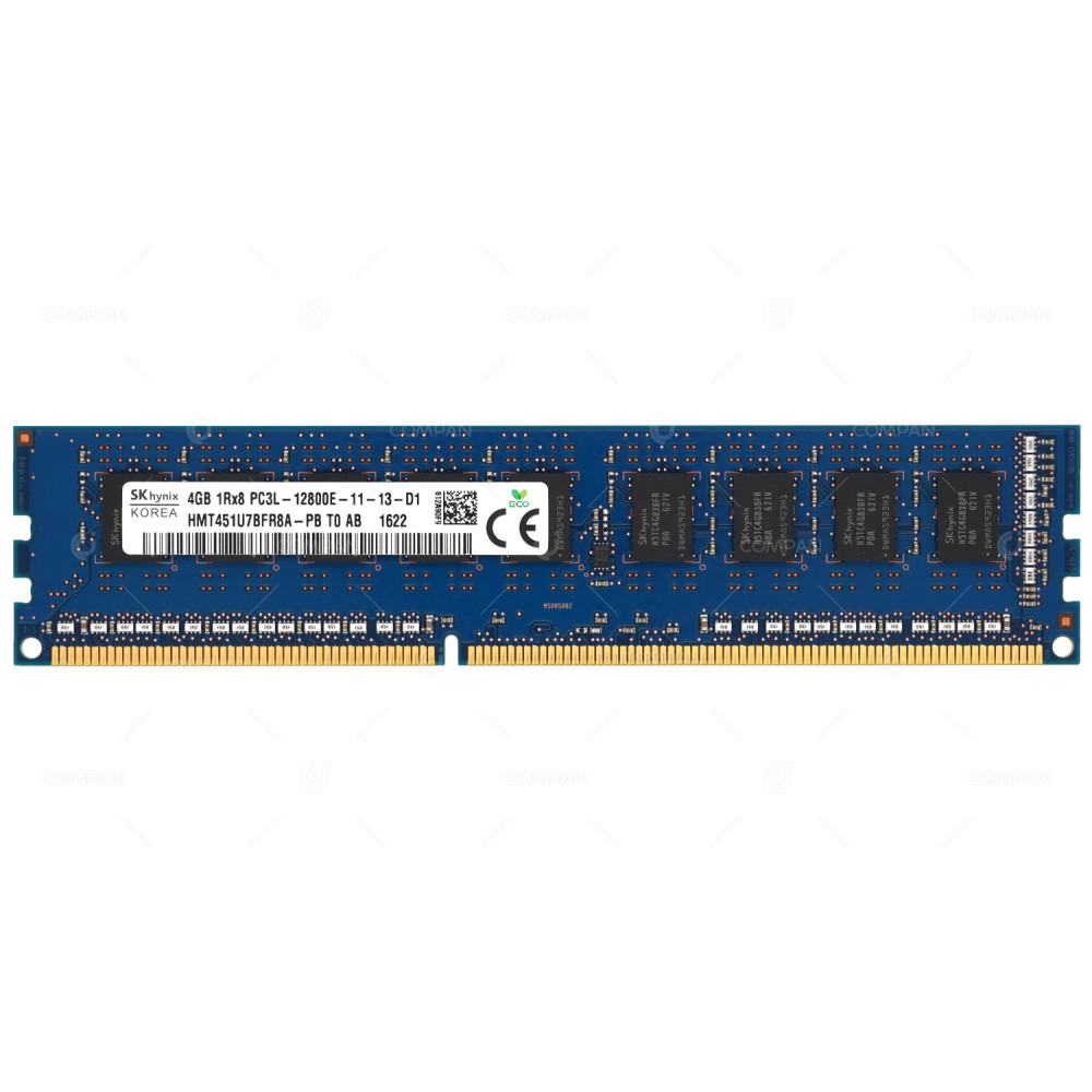 HMT451U7BFR8A-PB HYNIX MEMORY 4GB 1RX8 PC3L 12800E -